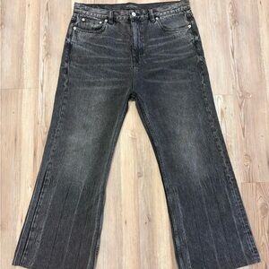 Balenciaga Charcoal Flare Jeans